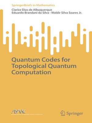 cover image of Quantum Codes for Topological Quantum Computation